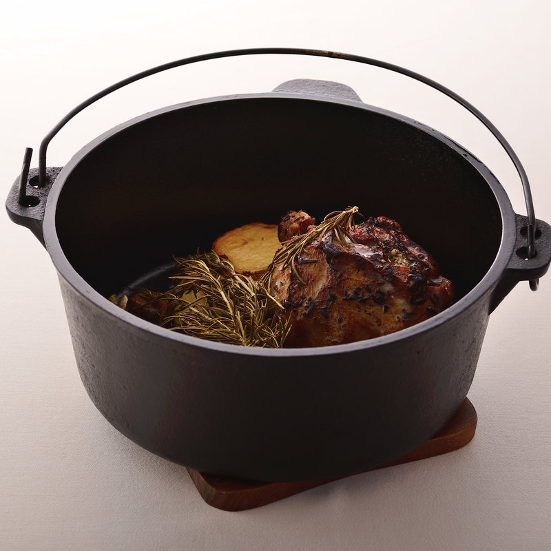 トスカーナの伝統料理“スティンゴ”。(リストランテ イル バンビナッチョ)