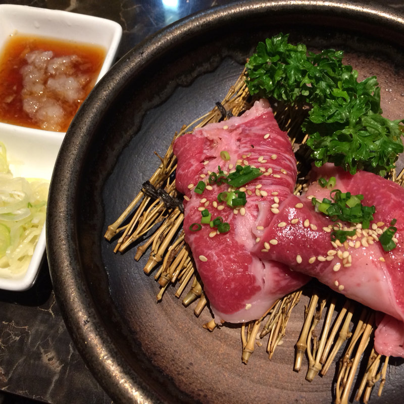 焼きしゃぶ(炭火焼肉 一丁目)