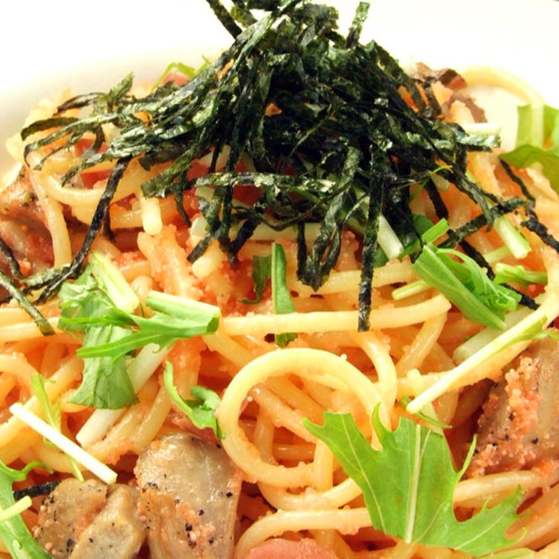 梅と明太子のあっさりパスタ(6sense千葉駅前店)