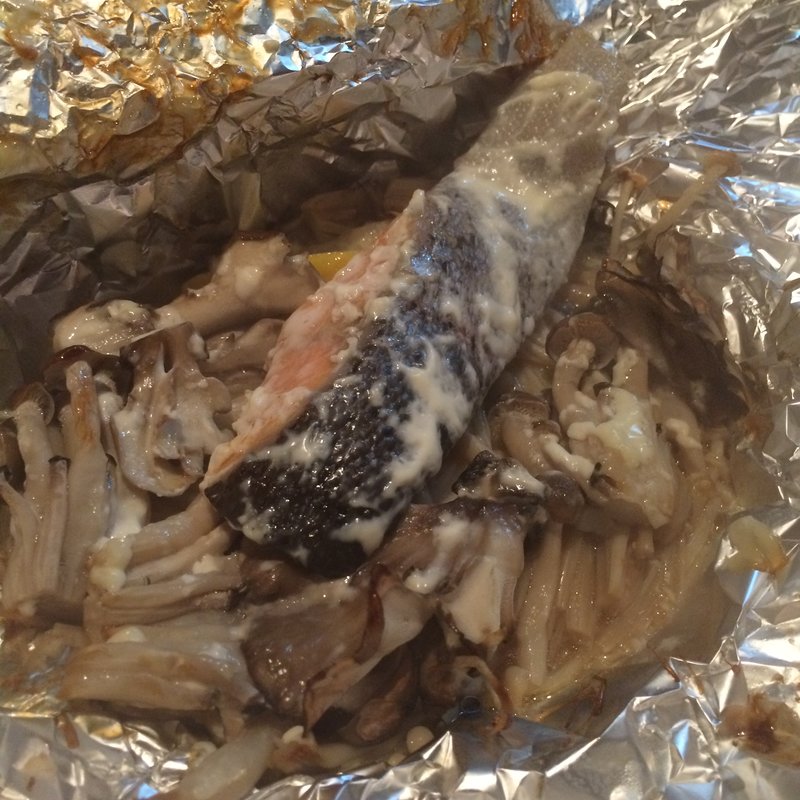 シャケときのこのマヨ焼き(GRILL KING （グリルキング）)