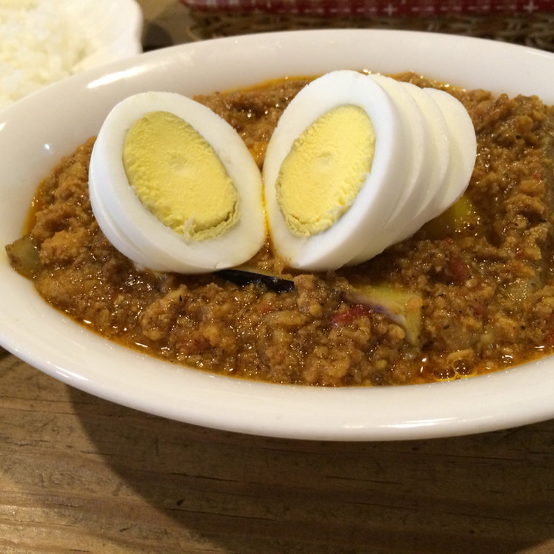 キーマカレー(全部入り)(食堂 玄氣 （げんき）)
