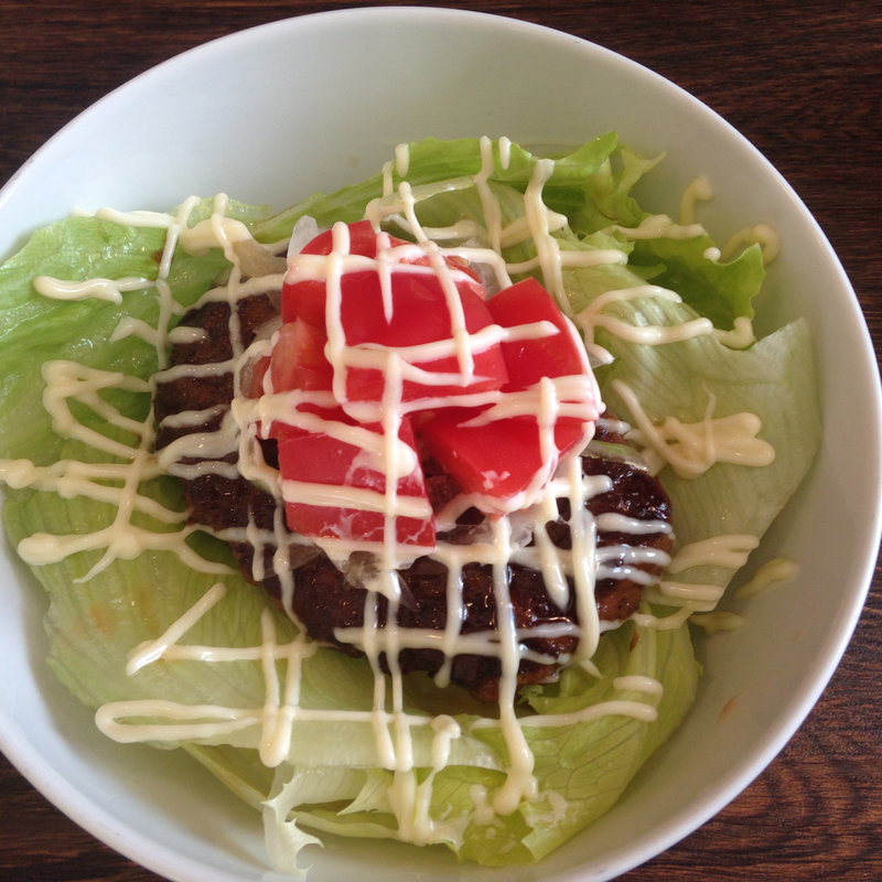 ハンバーグ丼(positive cafe)