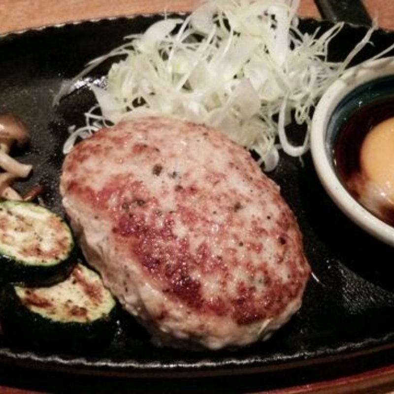 鶏つくねハンバーグ(鉄板焼本舗 )