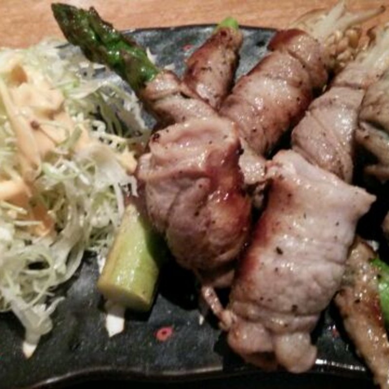 豚巻きスペシャル(鉄板焼本舗 )