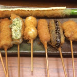 彩り串カツ定食(旬菜ダイニング あ)