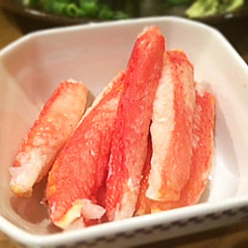 蟹肉のお刺し身(酒華菜)