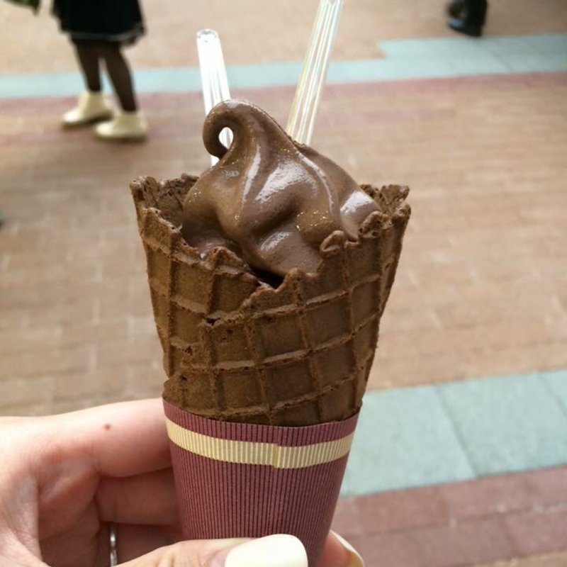 プレミアムソフトクリーム(チョコ)(エクチュア もりのみやキューズモール店)