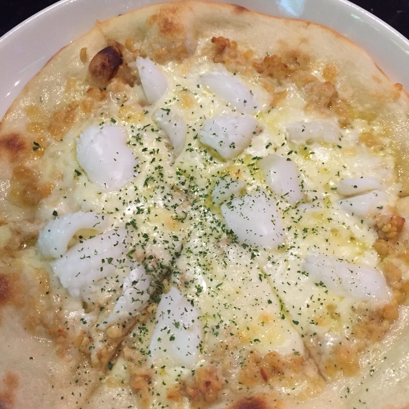 イカと納豆のピザ(エンドレス)
