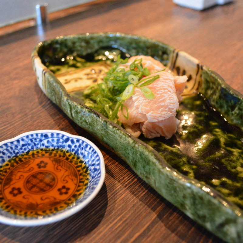 胸肉のたたき(地鶏割烹 稲垣)