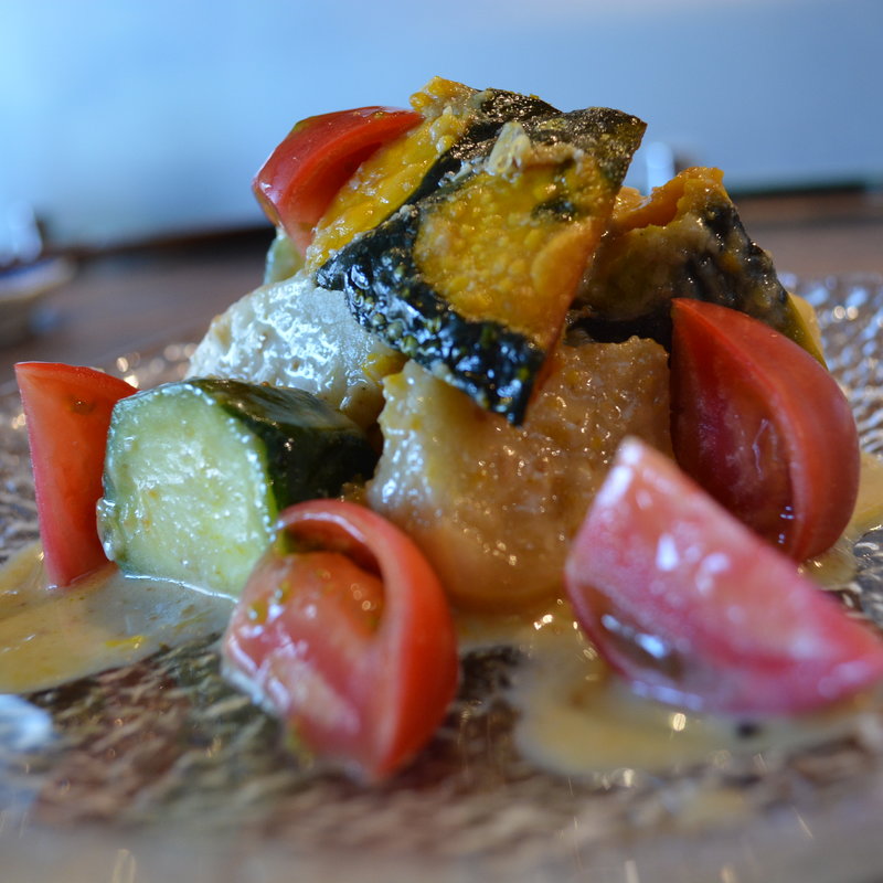 季節野菜のグリル(地鶏割烹 稲垣)