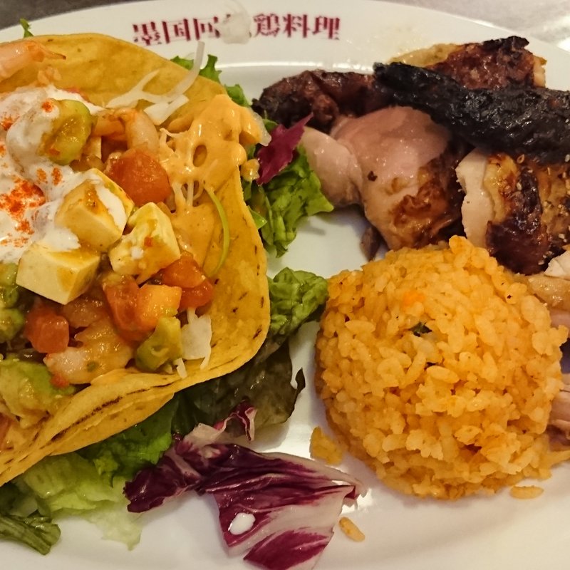 トスターダ 鶏セット(墨国回転鶏食堂)