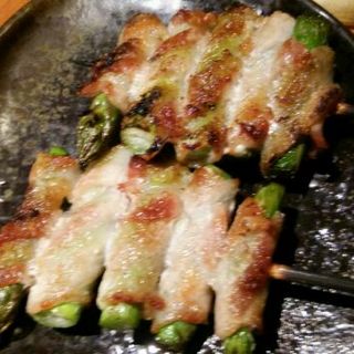 アスパラ巻き(から揚げや チキンメン)