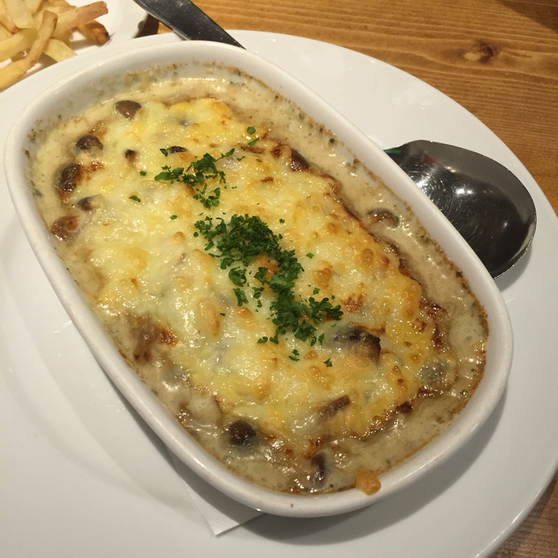 茸とブルーチーズのとろとろクリームグラタン(Tsui-teru!)