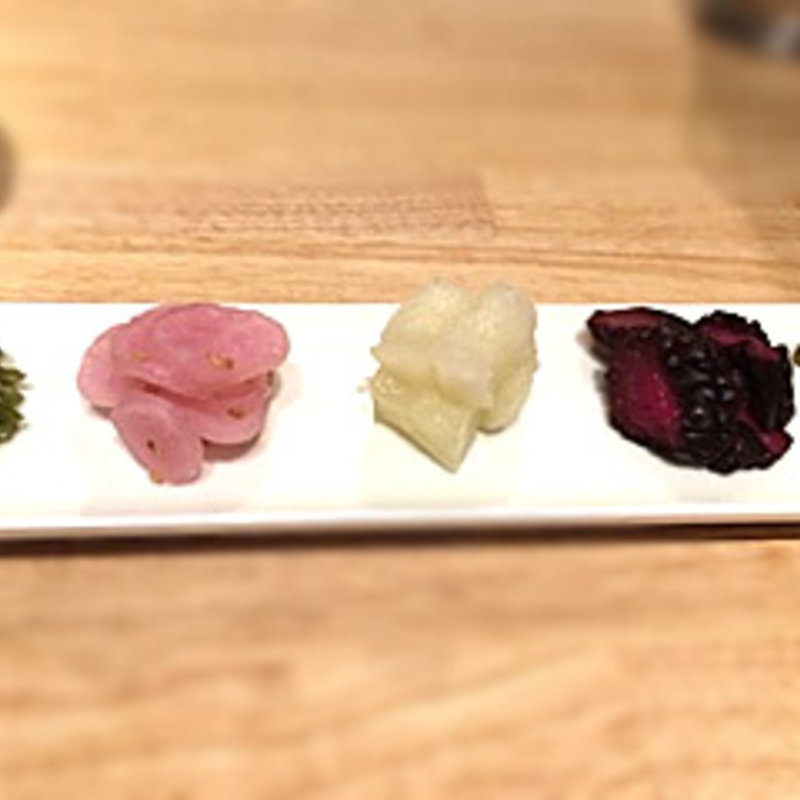 京つけもの5種盛り(hanasaku)