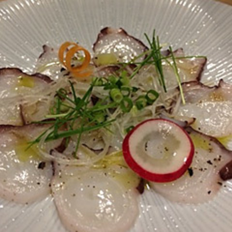 タコのカルパッチョ(hanasaku)