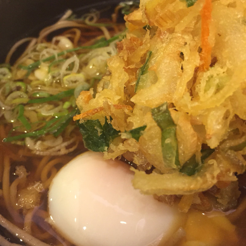 かき揚げ温玉そば(吉利庵 )