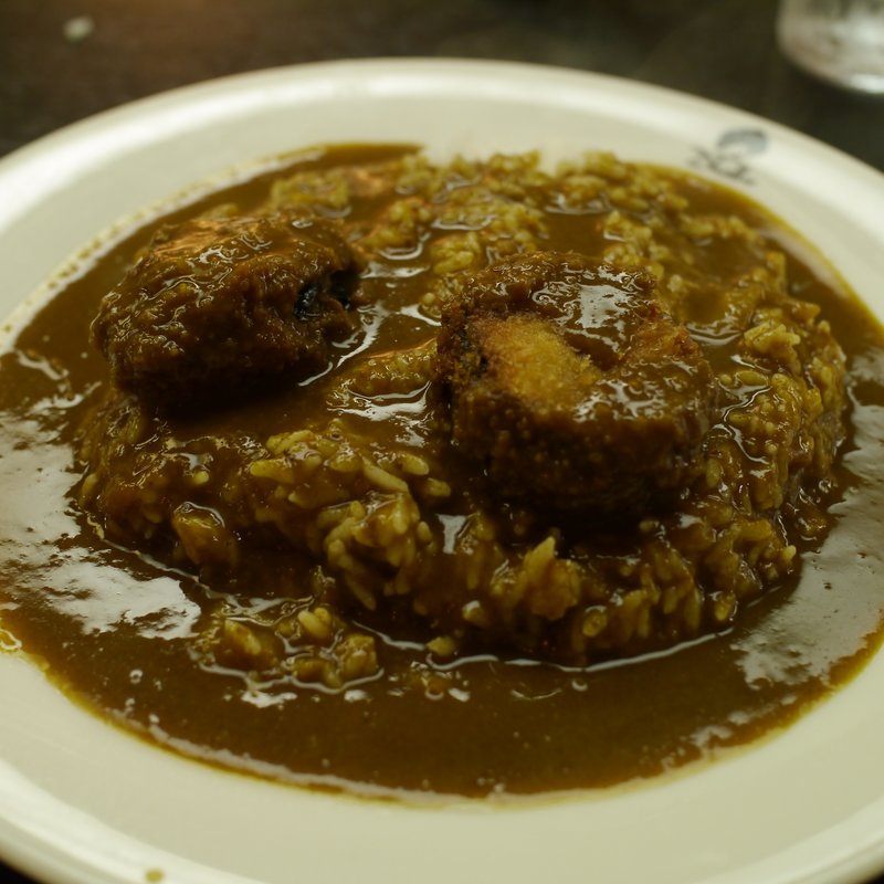 なすミンチカツカレー(カレーショップ ダール)
