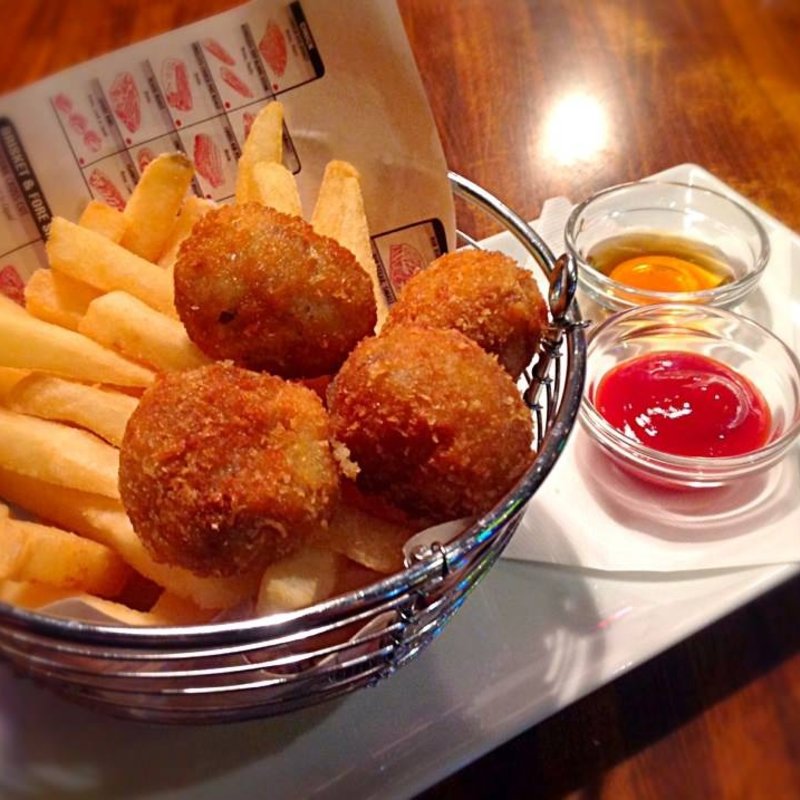 黒毛和牛＆チップス(新千葉ビアホール )