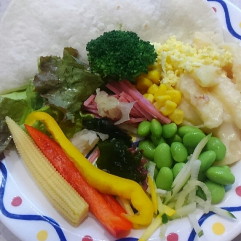 キッズサラダバー（チーズトースト付き）(シズラー 東京ドームホテル店 （Sizzler）)