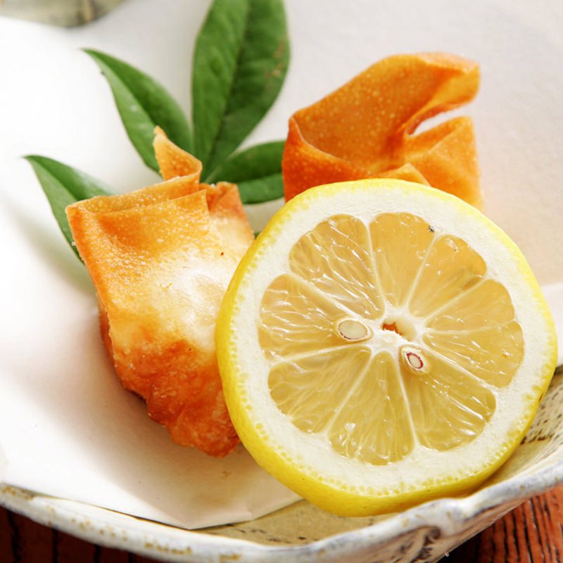 蟹真薯揚げ(小料理 野本)