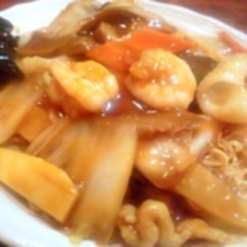 五目かた焼きそば(味楽 鹿島田店)