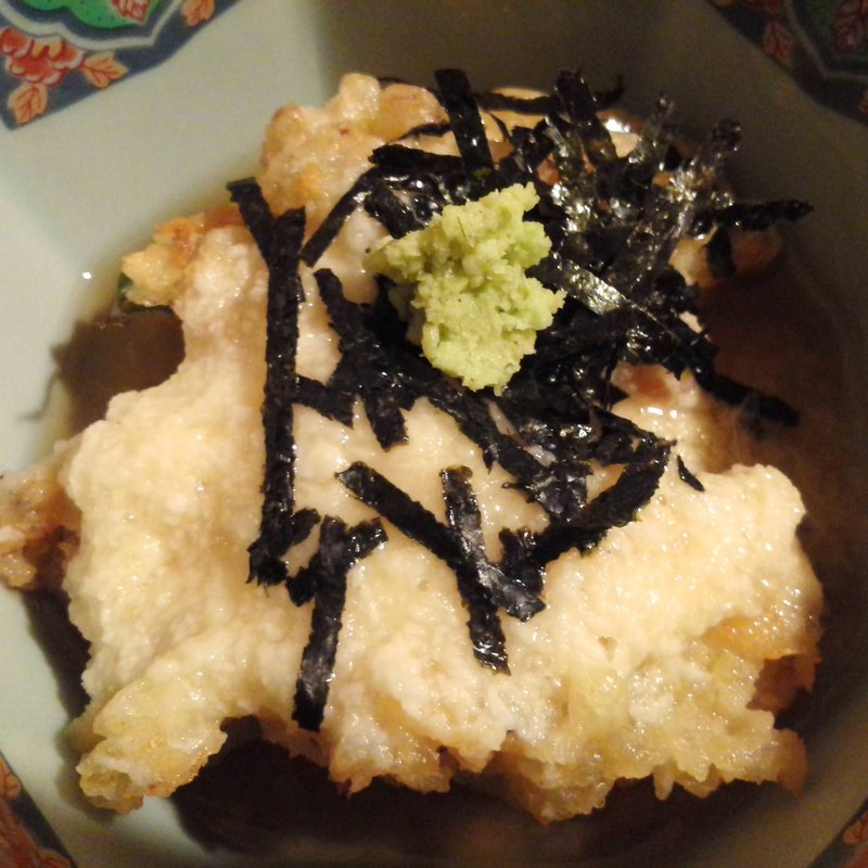 変わり天ぷら(小料理 野本)