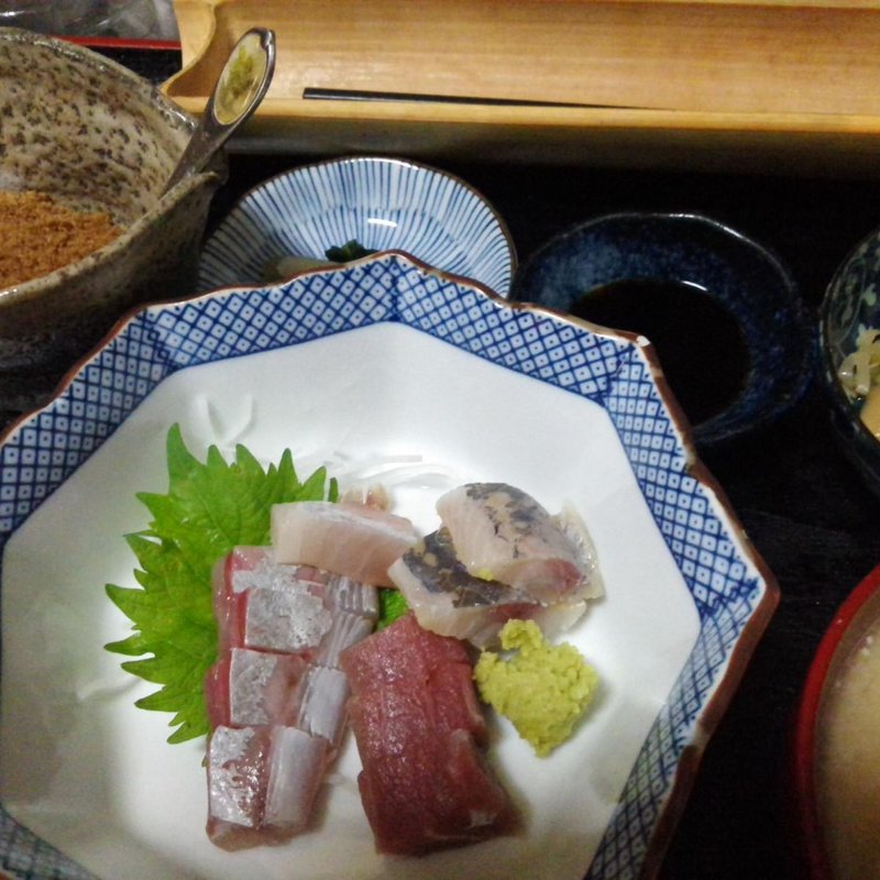 刺身定食(小料理 野本)