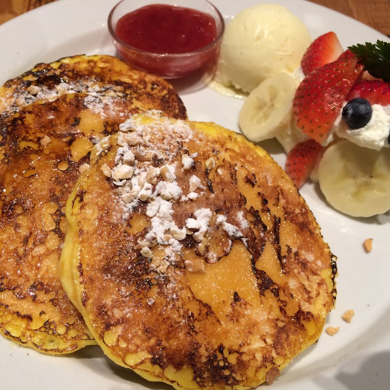 ストロベリーバナナフレンチパンケーキ(J.S. PANCAKE CAFE天王寺ミオ店 （ジェイエスパンケーキカフェ）)