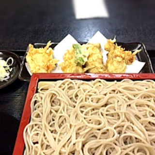 牡蠣天ぷら蕎麦(蕎麦処 戸隠)
