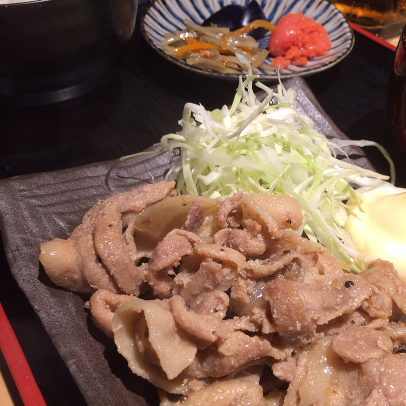 日替り定食：豚の生姜焼き(居酒屋こころ)
