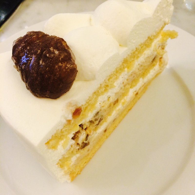 マロングラッセのケーキ(HARBS ハーブス 六本木ヒルズ店)