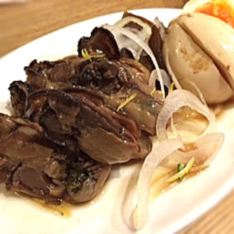 牡蠣のソテー(松澤ワイン食堂)