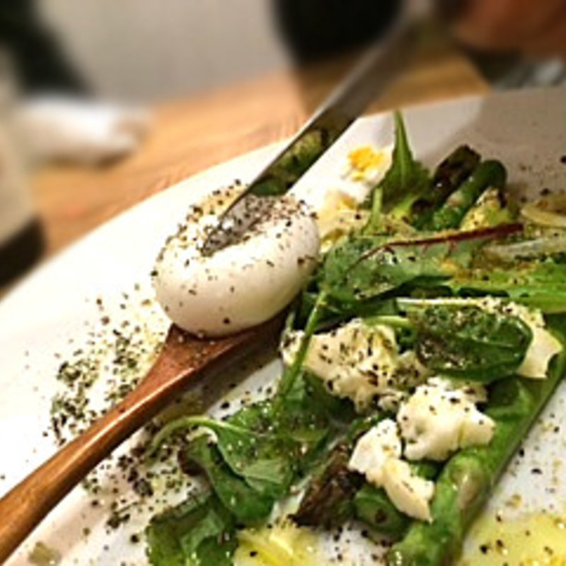 アスパラチーズ(松澤ワイン食堂)