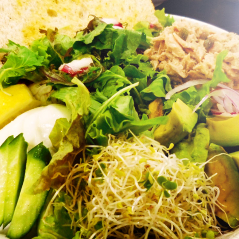 パシフィックアヒサラダ(アイランド ヴィンテージ コーヒー 表参道店)