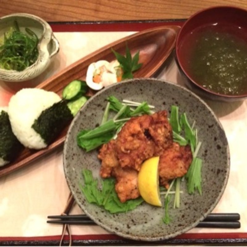 白麹唐揚げ(お結びcafe )