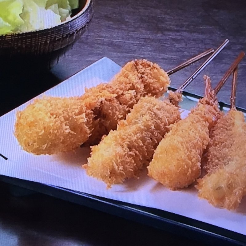 串揚げ盛り合せ(山とみ （やまとみ）)