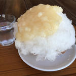 かき氷（梨）(日本茶カフェ 一日)