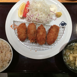 牡蠣フライ定食(大かまど飯 寅福 ルミネ新宿店)