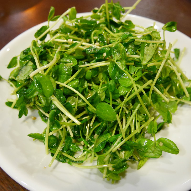 青菜のあっさり炒め(健康中華 青蓮 横浜センター北店)