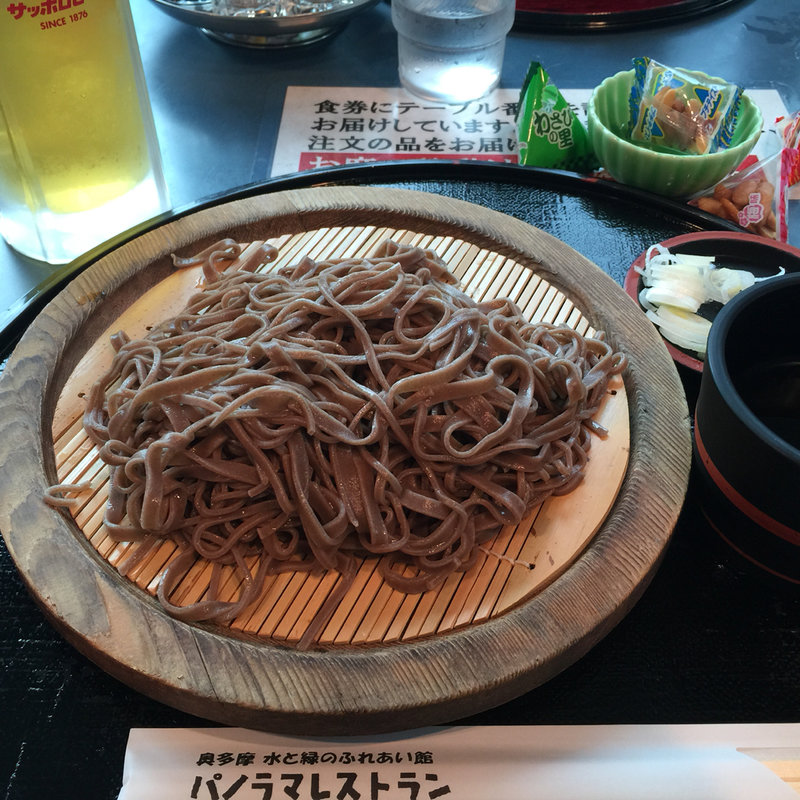 盛りそば(カタクリの花 )