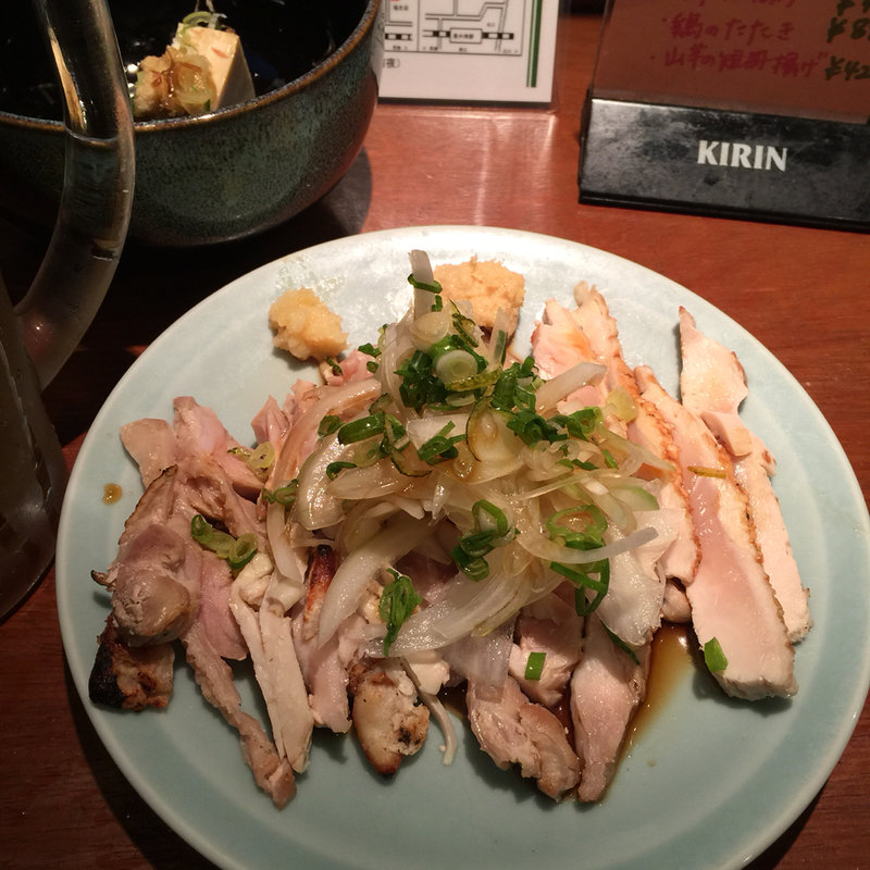 鶏のたたき(おおしば)