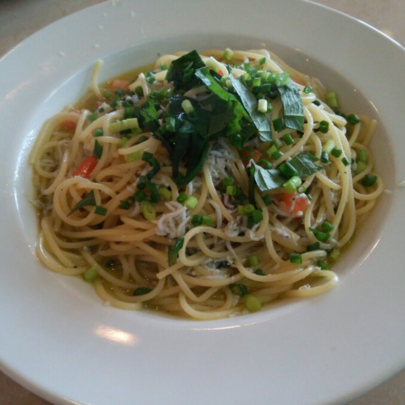 しらすと大葉のパスタ(MAPLE CAFE)
