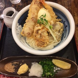 全部入りぶっかけ(うどん 兎麦 umugi)