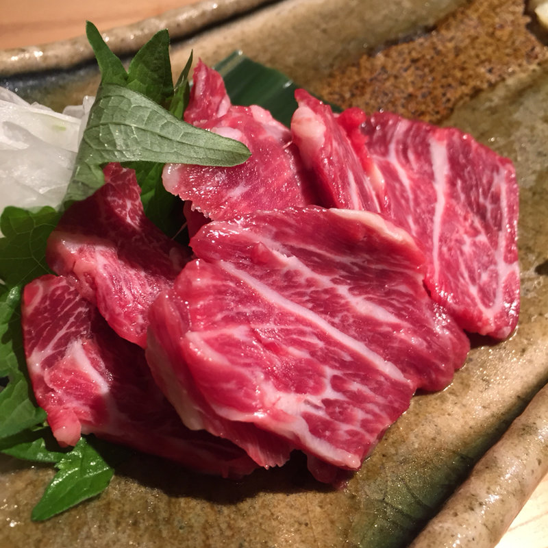 霜降り馬刺し(やまや 京都木屋町店 )