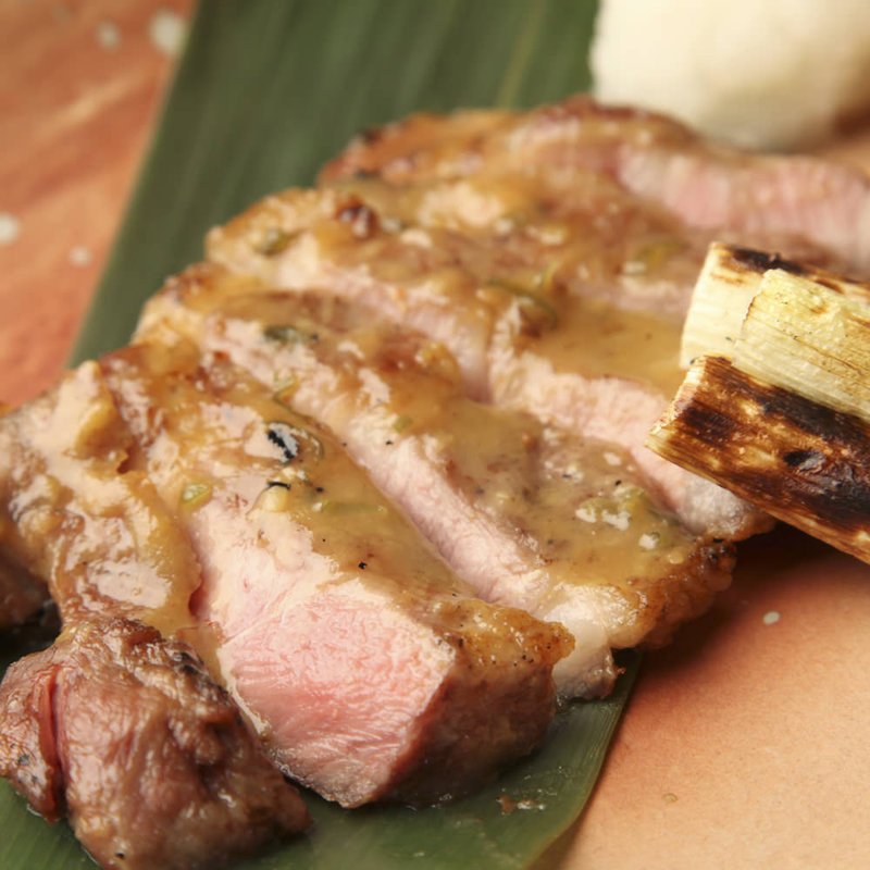 鶏モモ肉の唐辛子みそ焼き(銀座樽丸 )