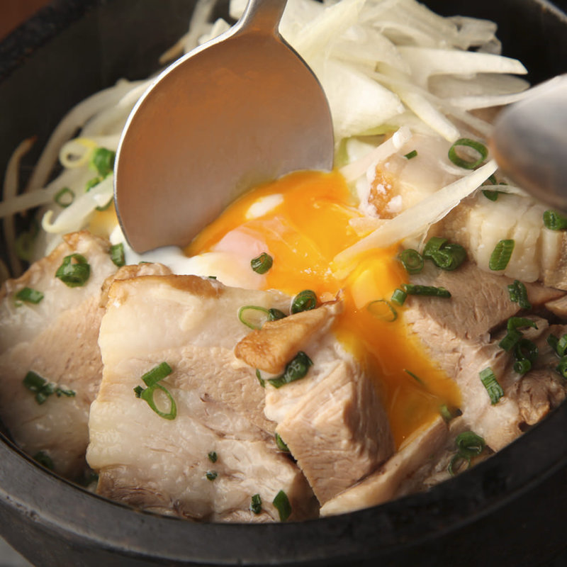 石焼豚葱ご飯(銀座樽丸 )