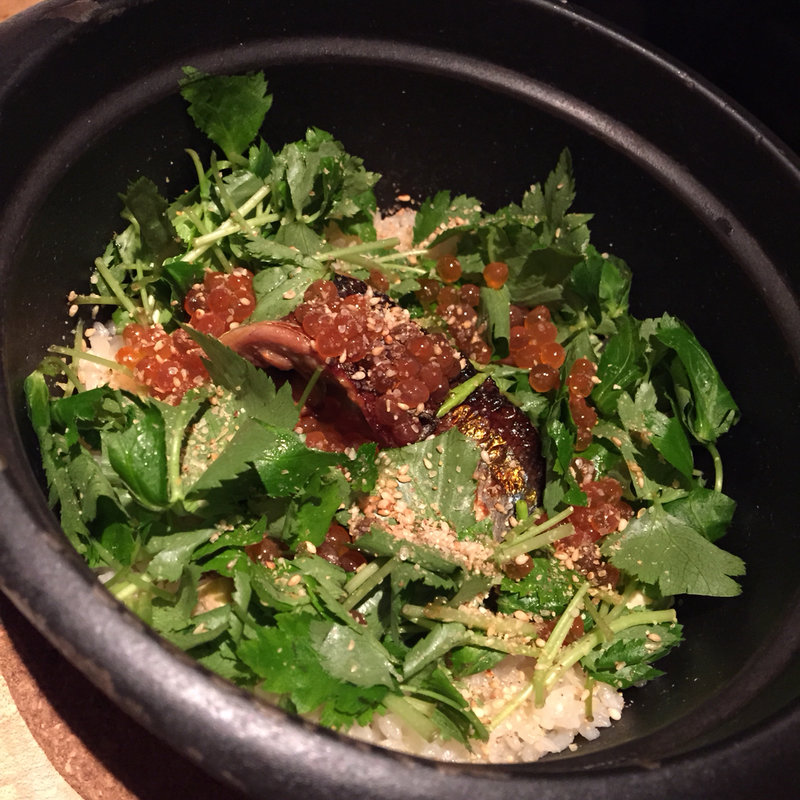 秋刀魚と栗の炊き込みご飯(ふるけん)