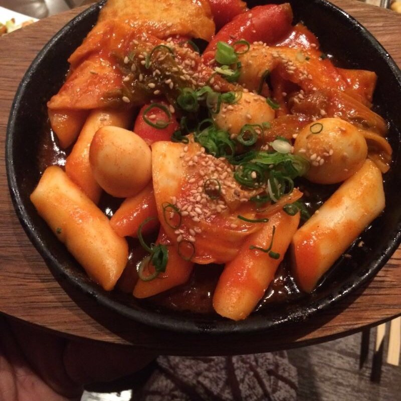 屋台のトッポギ(コリアンダイニング 明月)