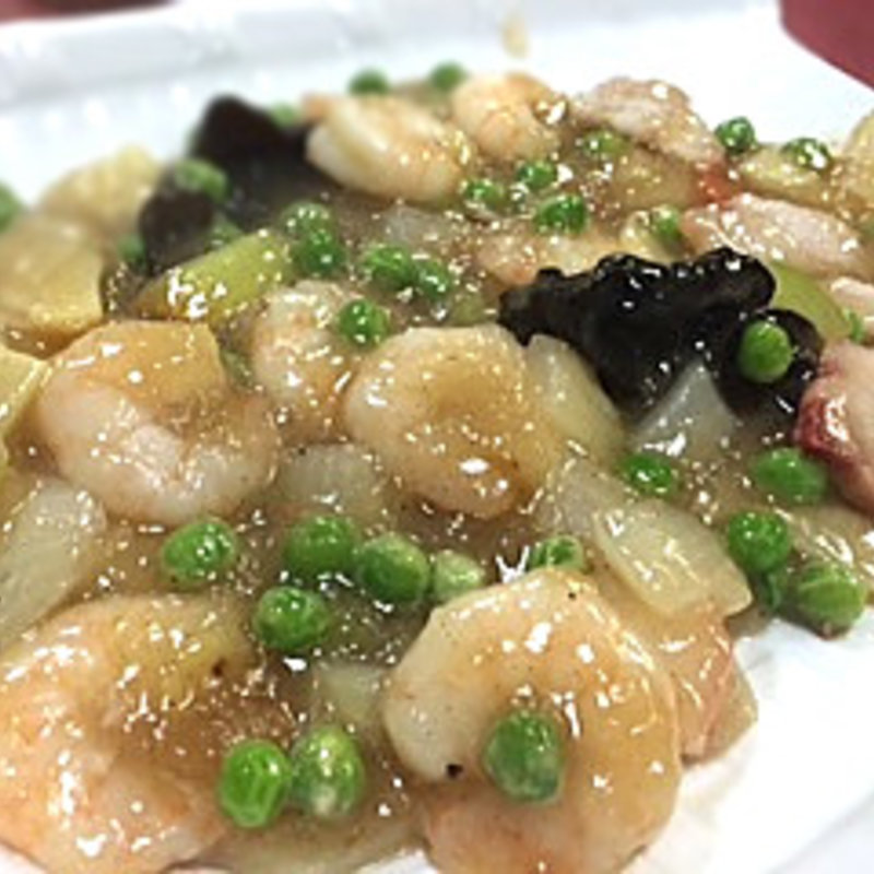 青豆海老うま煮(廣東料理 酔来軒)