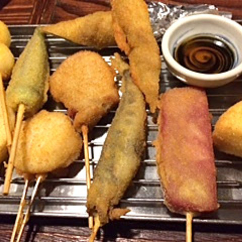 串揚げ10本盛合わせ(串揚げと煮込みの店 ほたる)